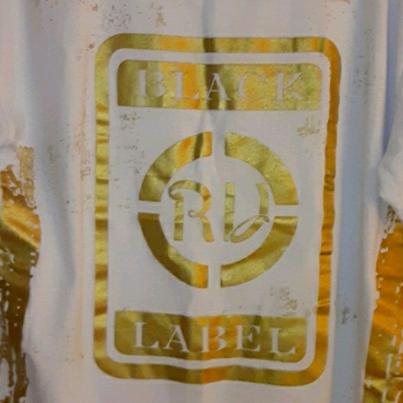 RAVMEN BLACK LABEL WHITE AND GOLD XL TSHIRT - Picture 4 of 12